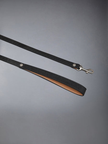 HECTOR BROWNE PEBBLE GRAIN DOG LEASH BLACK