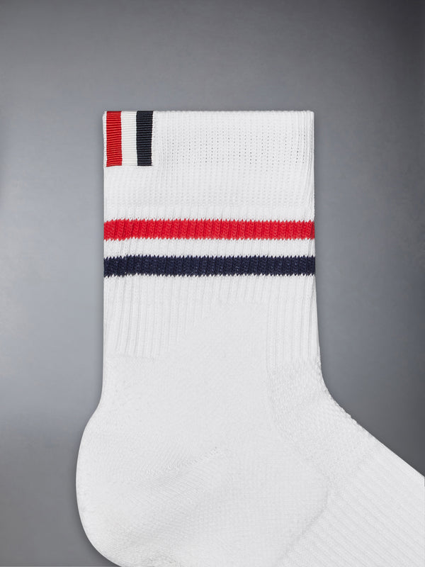RWB STRIPE ATHLETIC ANKLE SOCKS - image 2