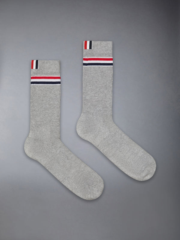 RWB STRIPE ATHLETIC MID CALF SOCKS - featured image