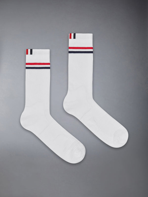 RWB STRIPE ATHLETIC MID CALF SOCKS - featured image