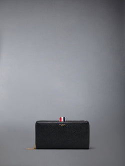 PEBBLE GRAIN LONG ZIP WALLET