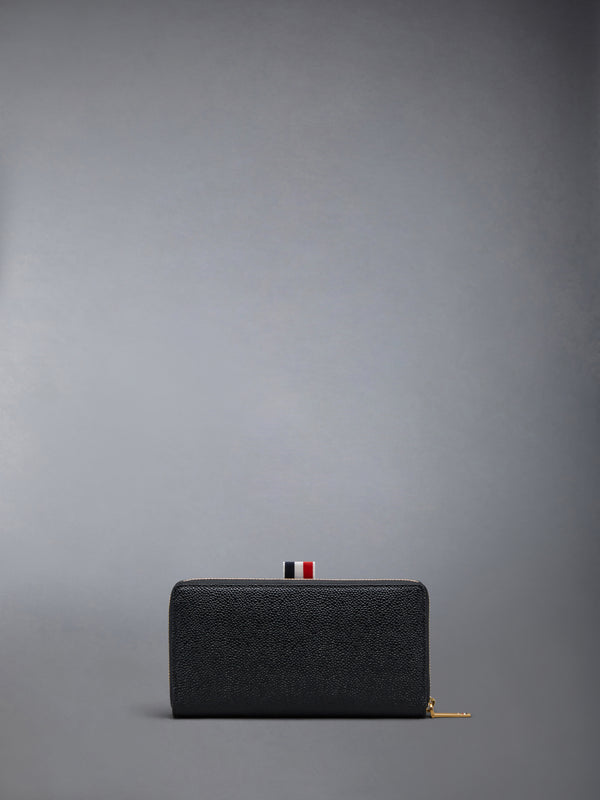 PEBBLE GRAIN LONG ZIP WALLET