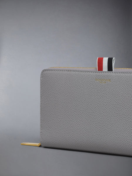 ペブルグレイン スリム ロング ジップ ウォレット