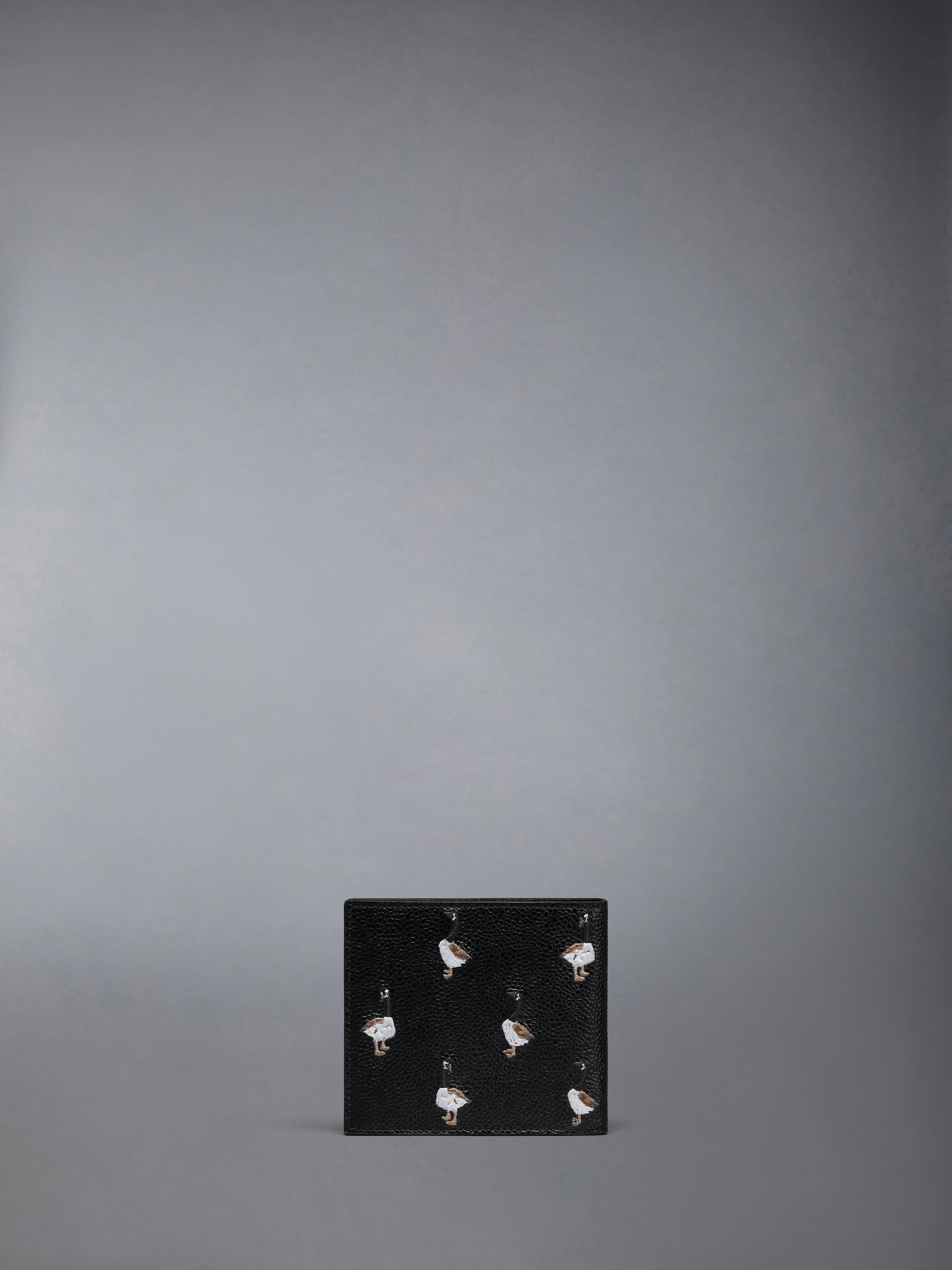 Pebble Grain Goose Embroidery Bilfold | Thom Browne