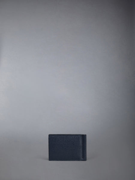 PEBBLE GRAIN 4-BAR MONEY CLIP WALLET