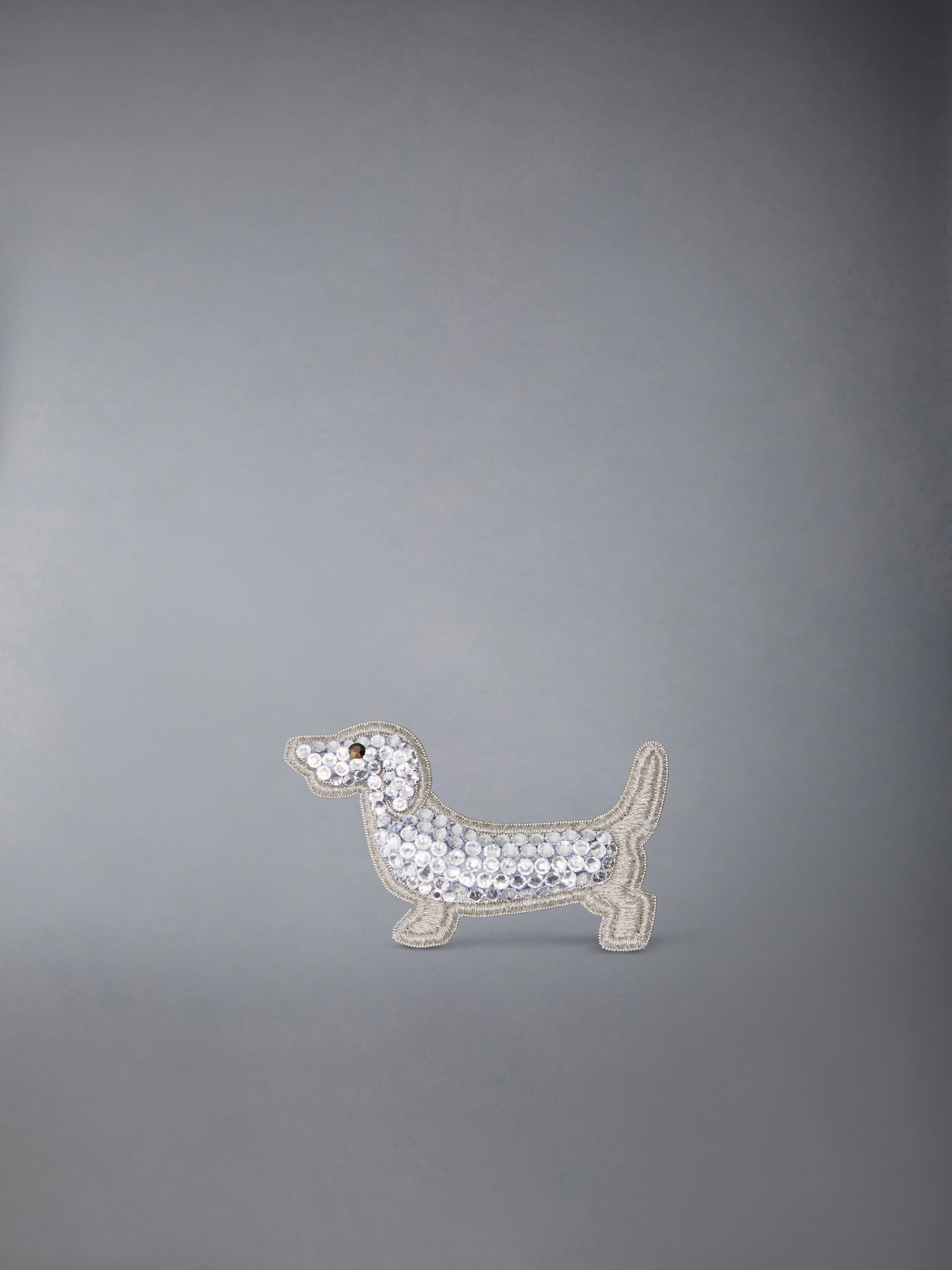 Crystal Embroidery Hector Brooch | Thom Browne