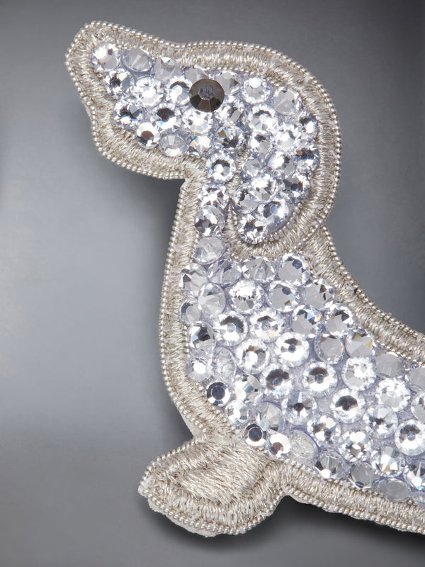 CRYSTAL EMBROIDERY HECTOR BROOCH - image 2