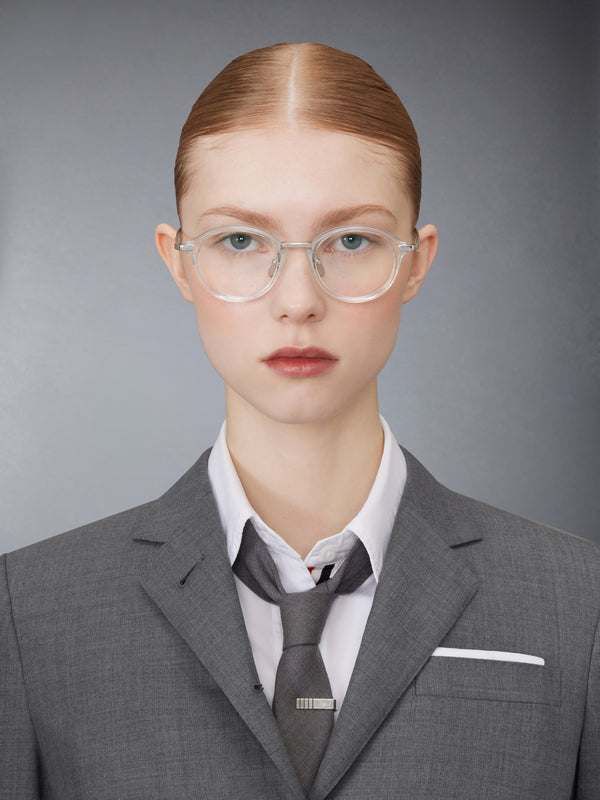 ACETATE AND TITANIUM ROUND EYEGLASSES - image 2