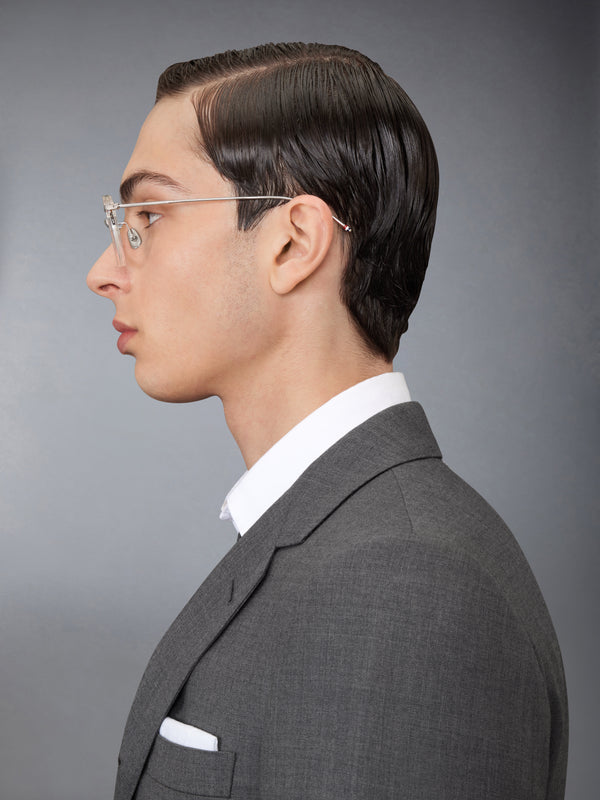 ACETATE AND TITANIUM ROUND EYEGLASSES - image 5