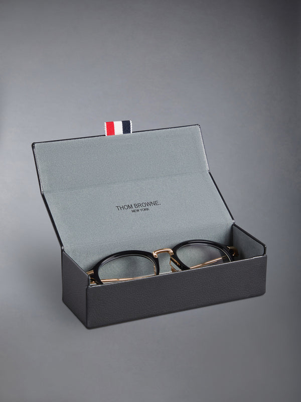 ACETATE AND TITANIUM ROUND EYEGLASSES - image 6