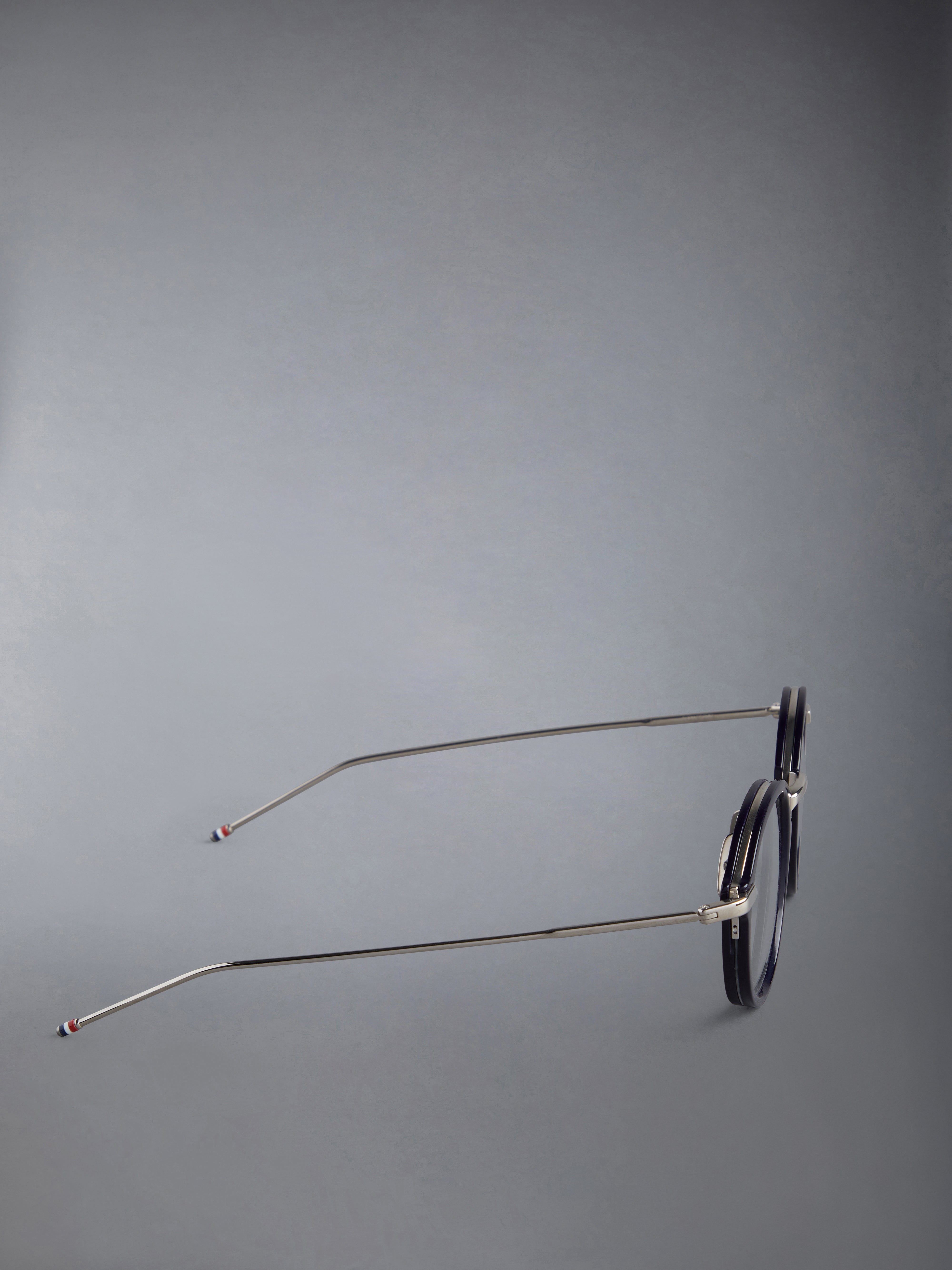 Acetate And Titanium Round Eyeglasses | Thom Browne