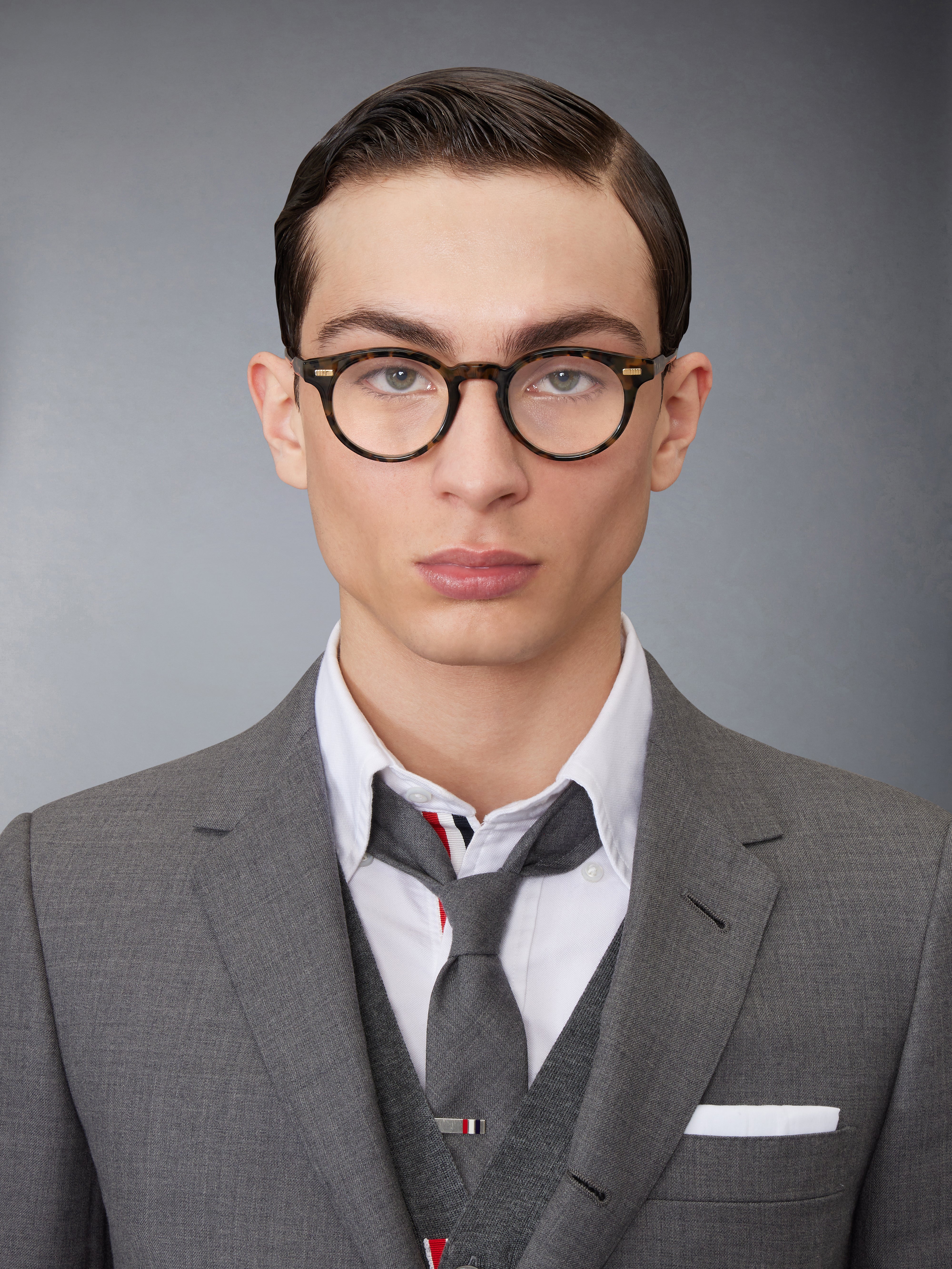 【送料&関税込】Thom Browne Ueo404a-g0002-215-45 Glasses - U Acetate Round Eyeglasses | Thom Browne
