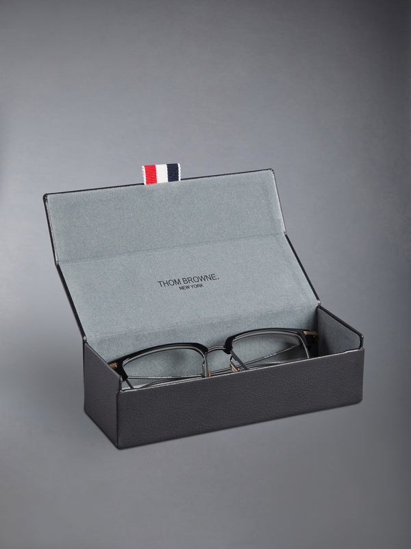 ACETATE AND TITANIUM RECTANGULAR EYEGLASSES - image 6