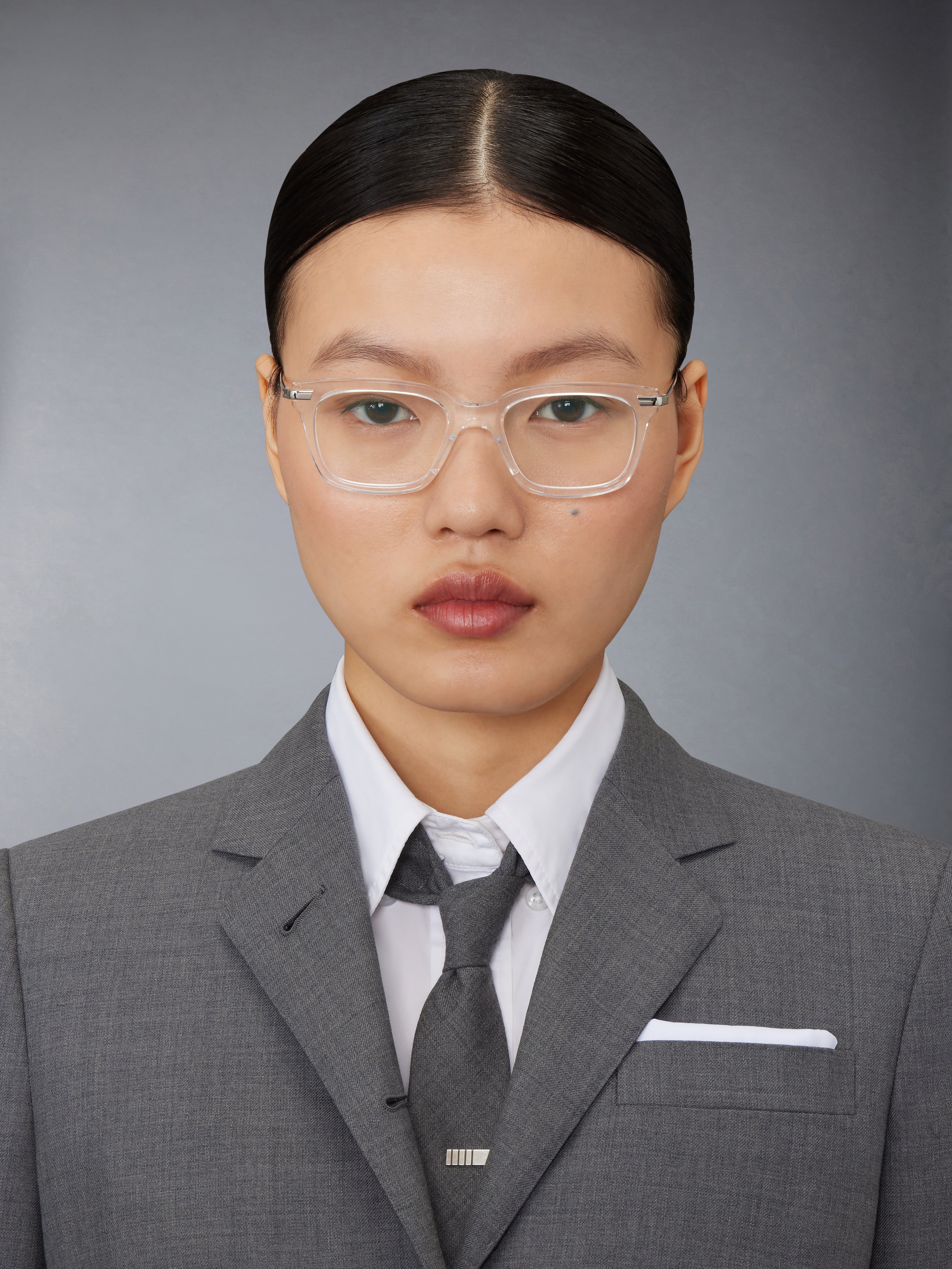 【送料&関税込】Thom Browne Ueo702a-g0003 Glasses - Unisex Acetate And Titanium Oval Eyeglasses | Thom Browne