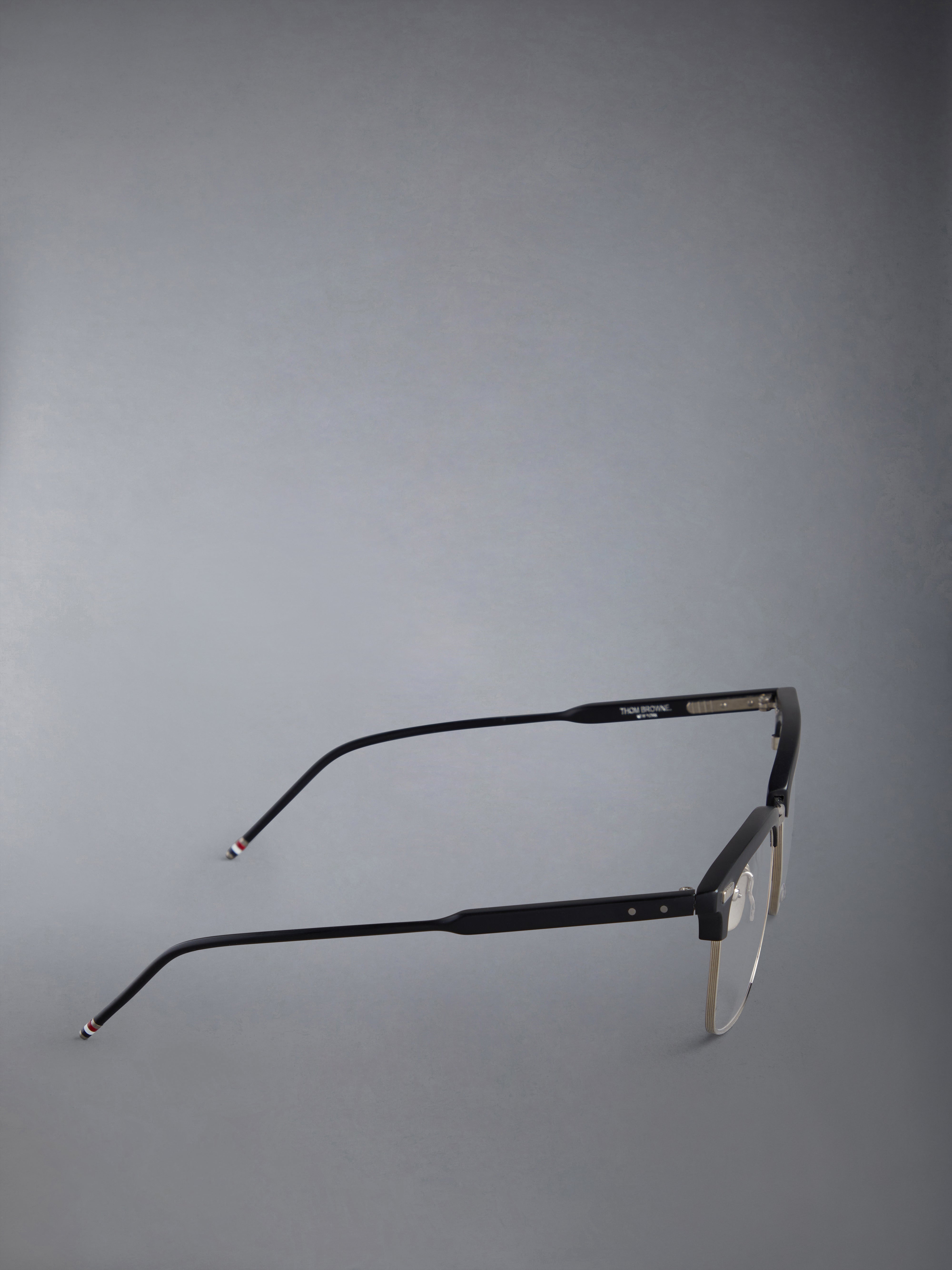 Acetate And Titanium Rectangular Eyeglasses | Thom Browne Acetate And Titanium Rectangular Eyeglasses | Thom Browne