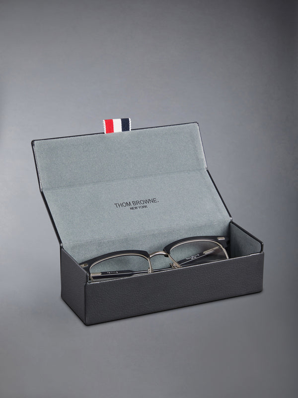 ACETATE AND TITANIUM RECTANGULAR EYEGLASSES - image 6