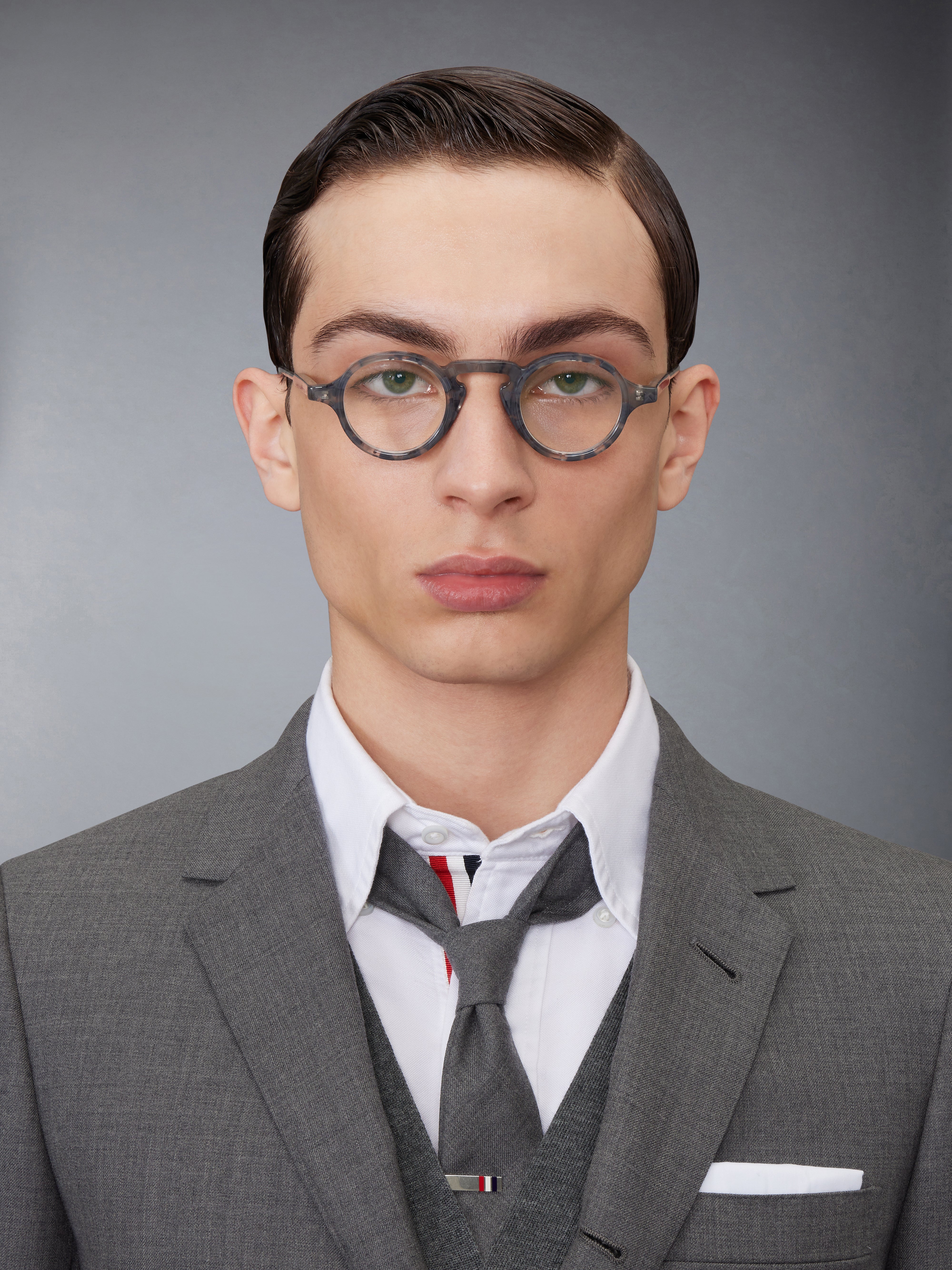 【送料&関税込】Thom Browne UES500A/G0002 Sunglasses - Unise Acetate And Titanium Round Sunglasses | Thom Browne