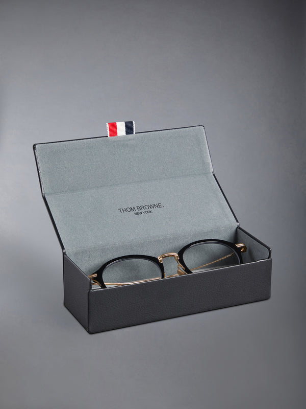 ACETATE AND TITANIUM ROUND EYEGLASSES - image 6