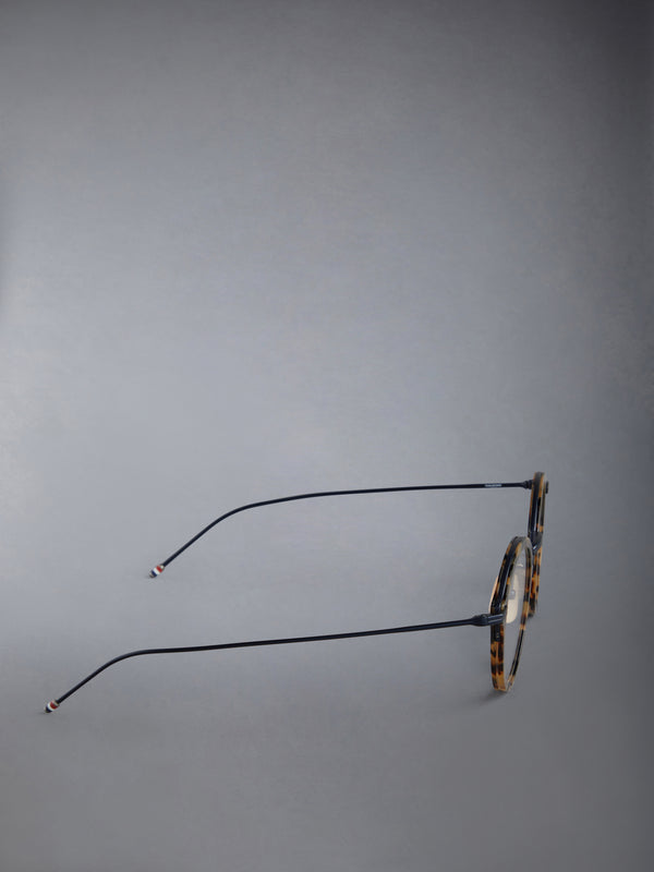 ACETATE AND TITANIUM ROUND EYEGLASSES - image 4