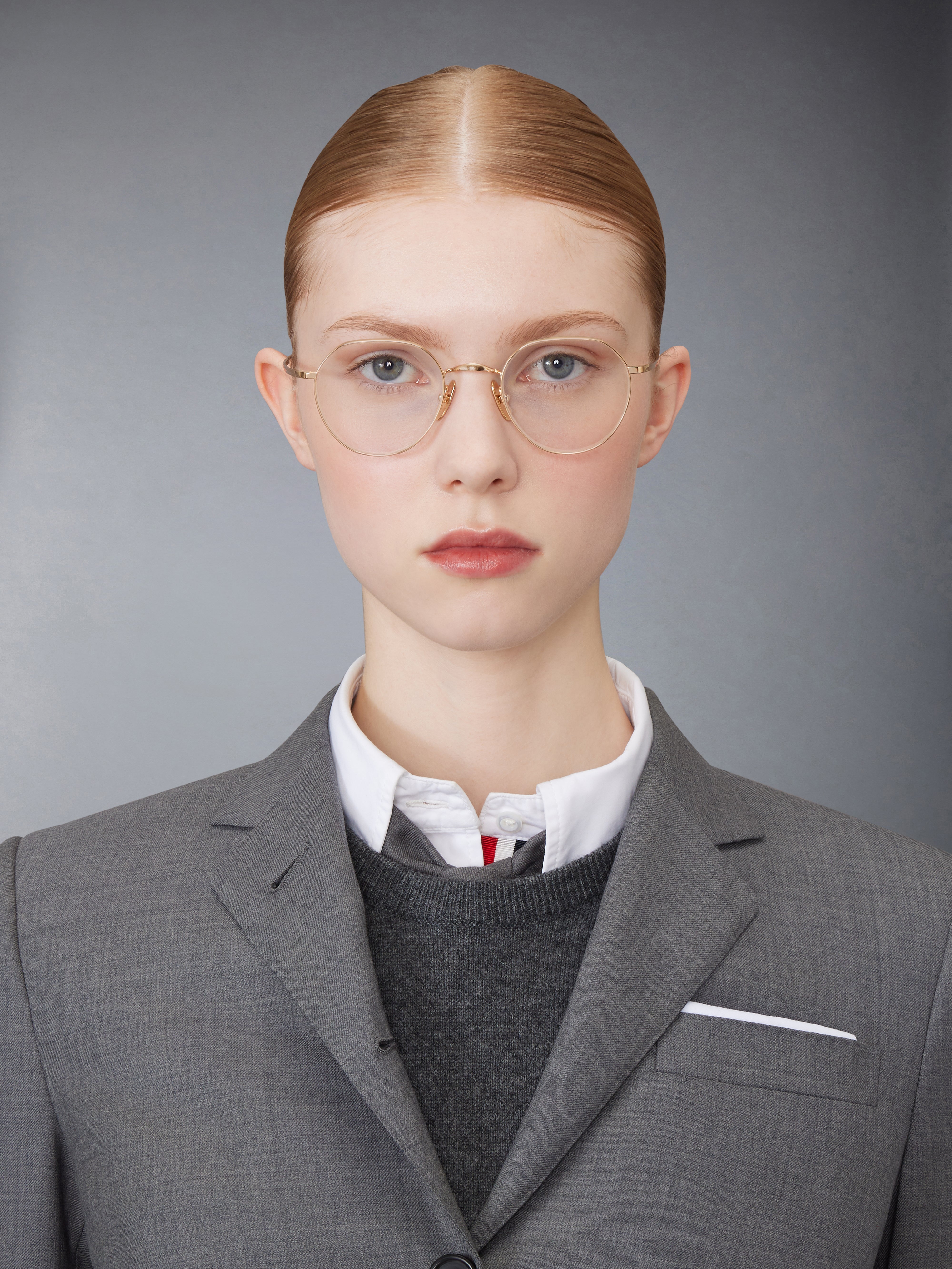 Titanium Round Eyeglasses | Thom Browne