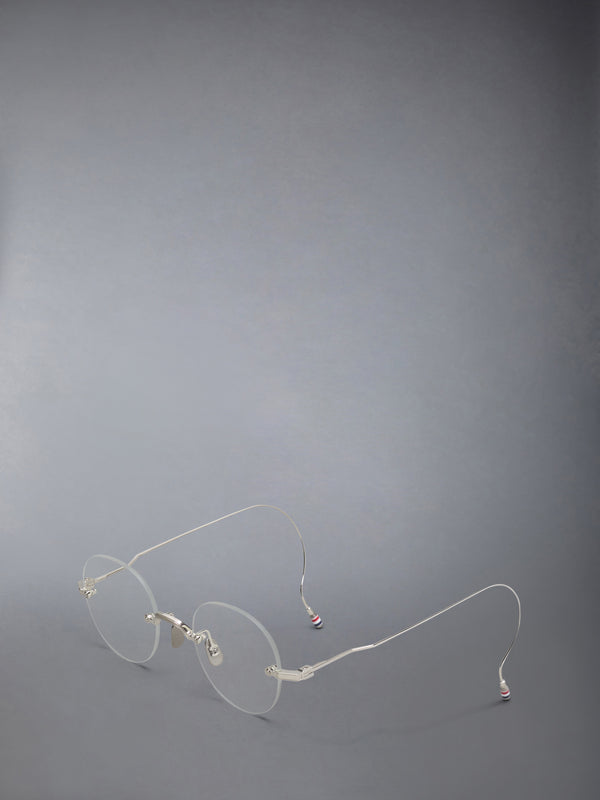 TITANIUM RIMLESS ROUND EYEGLASSES - image 2