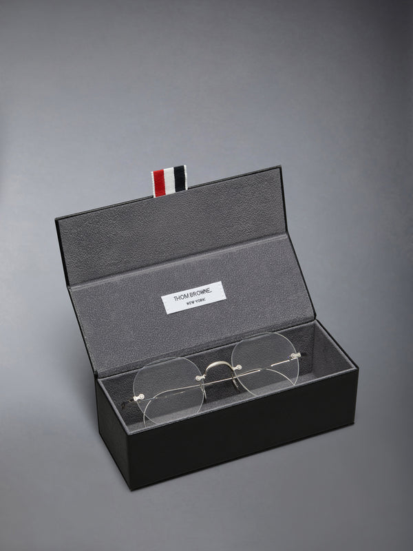 TITANIUM RIMLESS ROUND EYEGLASSES - image 4