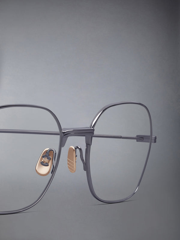 TITANIUM RECTANGULAR EYEGLASSES - image 3