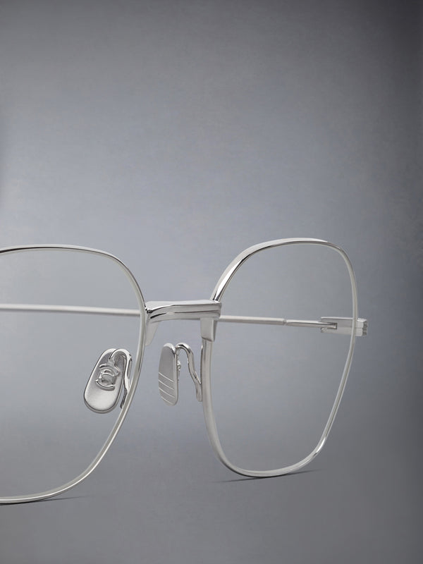 TITANIUM RECTANGULAR EYEGLASSES - image 3