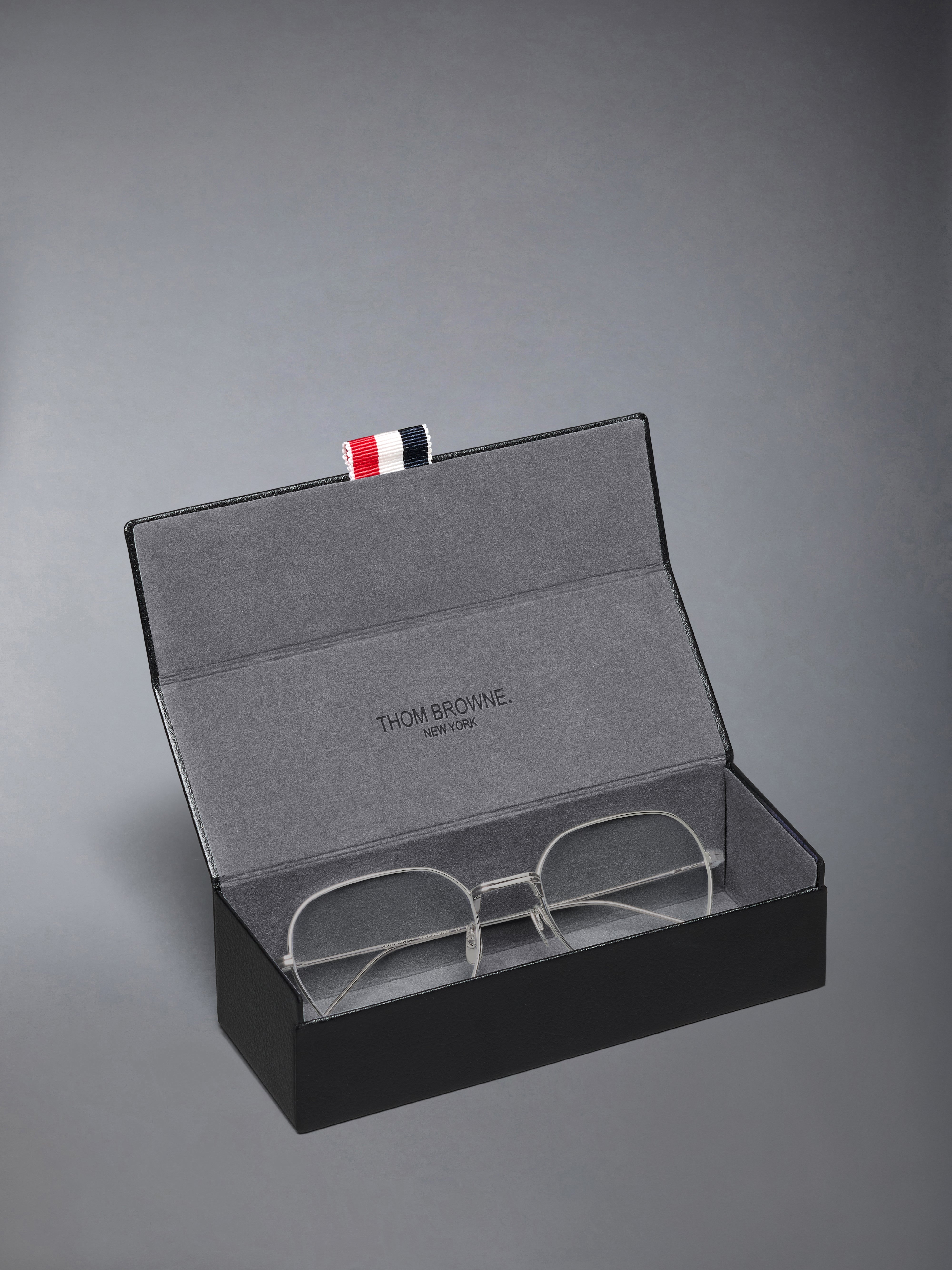 Titanium Rectangular Eyeglasses | Thom Browne