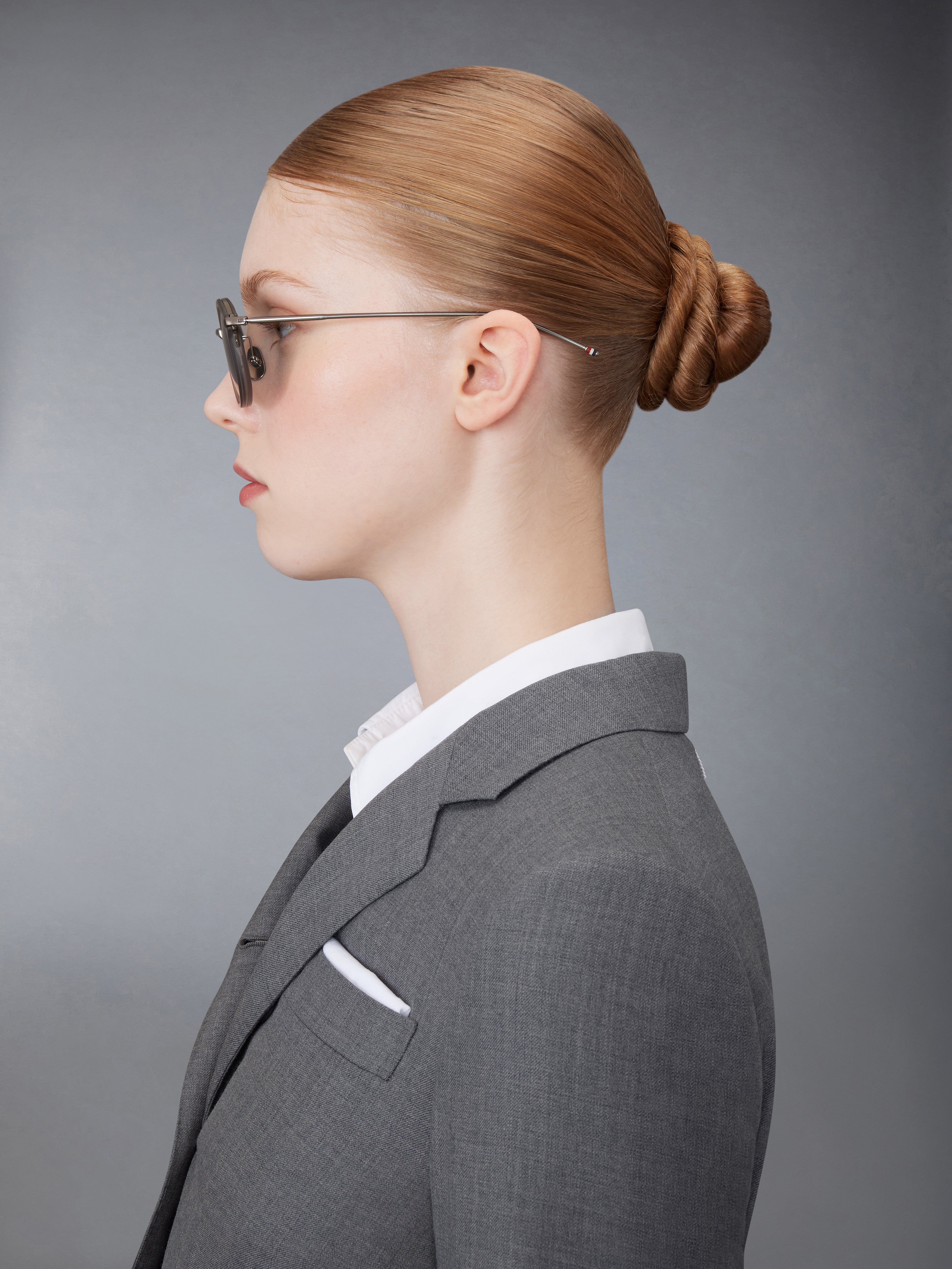 【送料&関税込】Thom Browne Ues011a-g0003 Sunglasses - Unise Titanium Round Sunglasses | Thom Browne