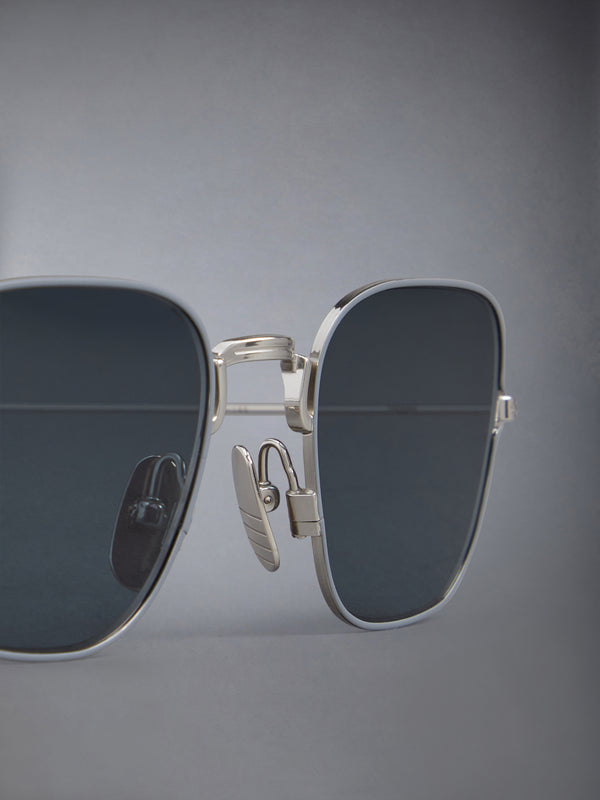 TITANIUM SQUARE SUNGLASSES - image 5