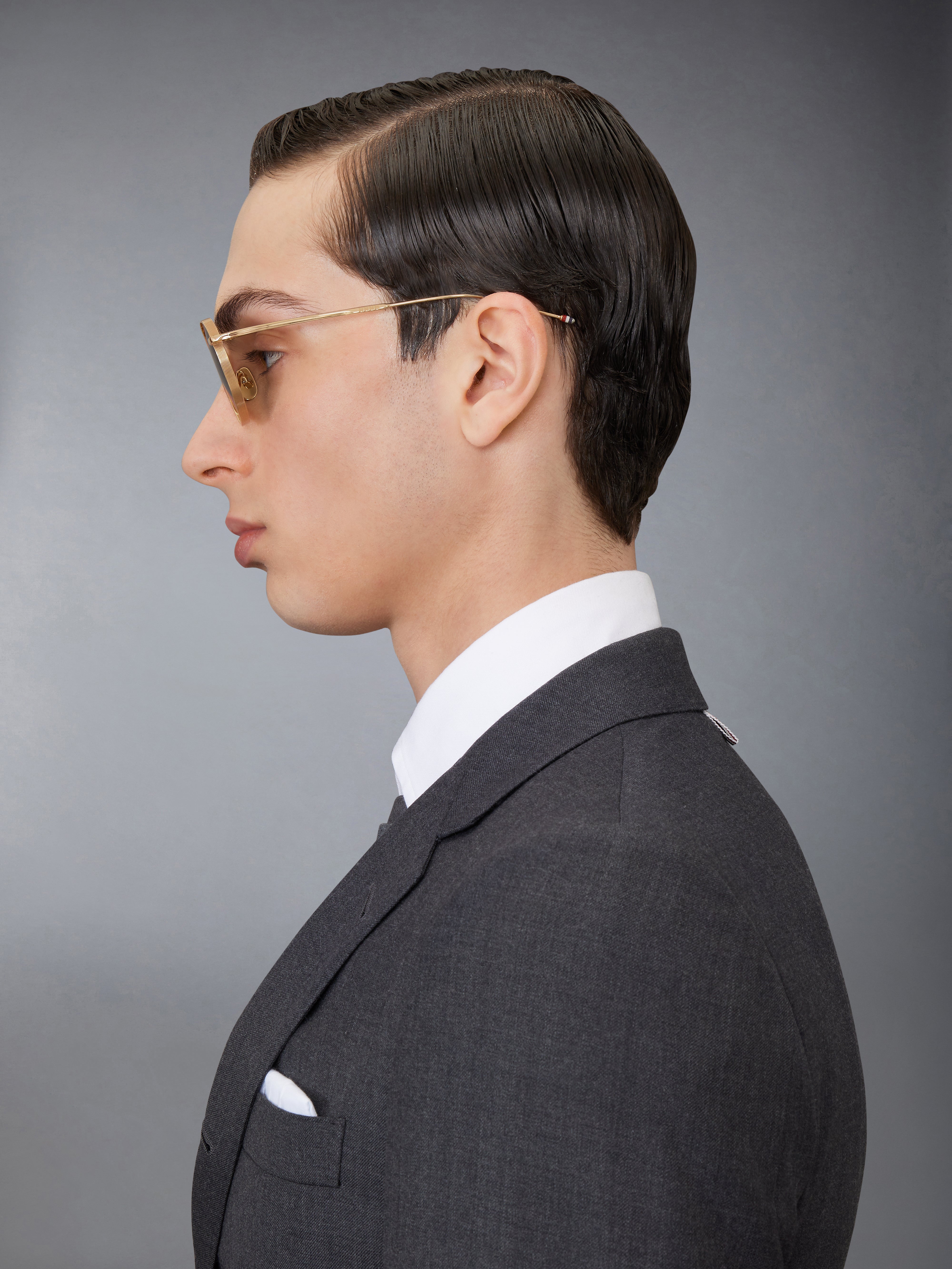 THOM BROWNE ラウントフレムメカネ UEO119AG0001 046SILVER Thom Browne Ueo119ag0001 046 Silver In 银色 | ModeSens