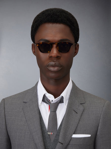 ACETATE OVAL SUNGLASSES