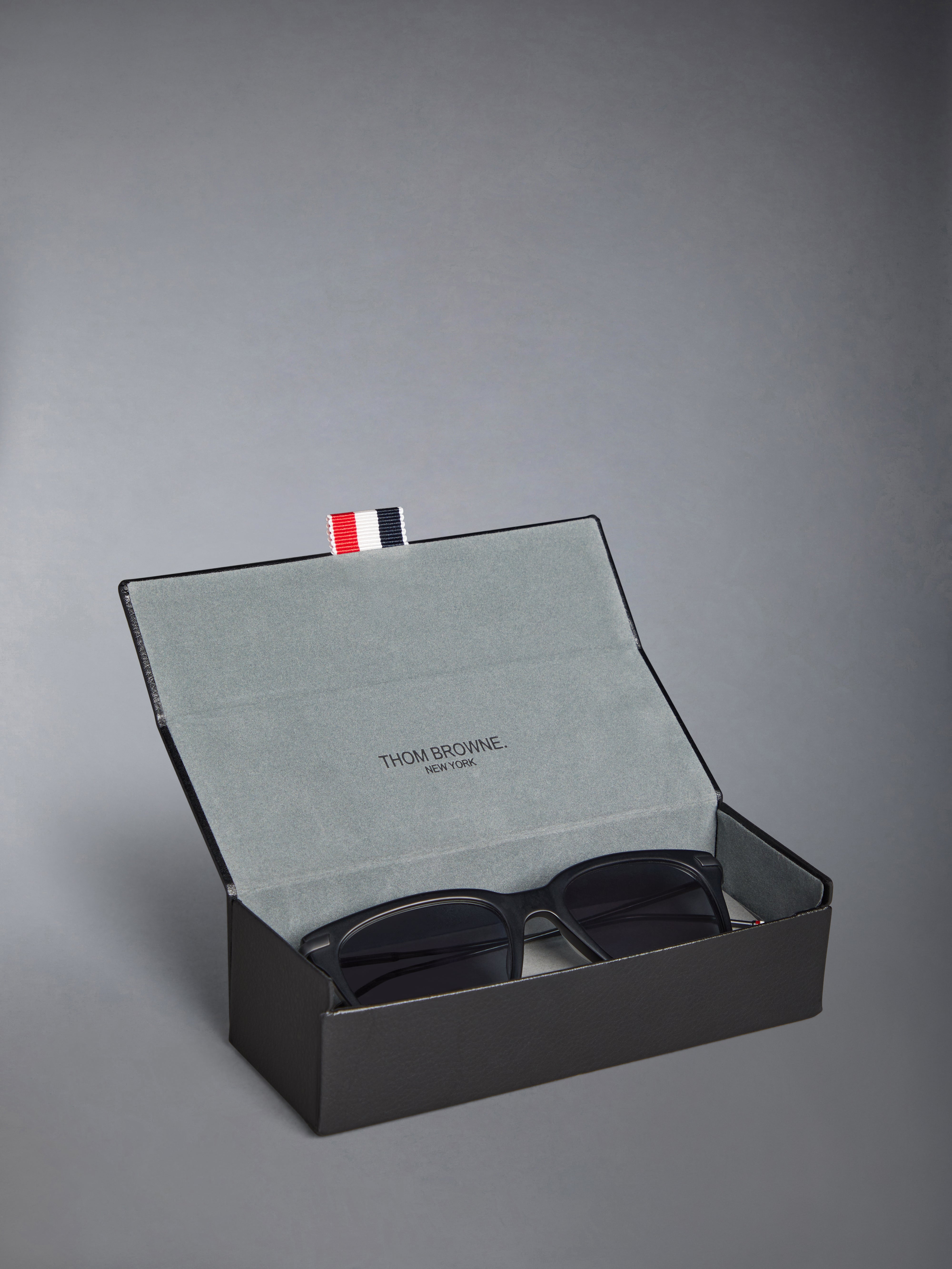 Acetate And Titanium Rectangular Sunglasses | Thom Browne