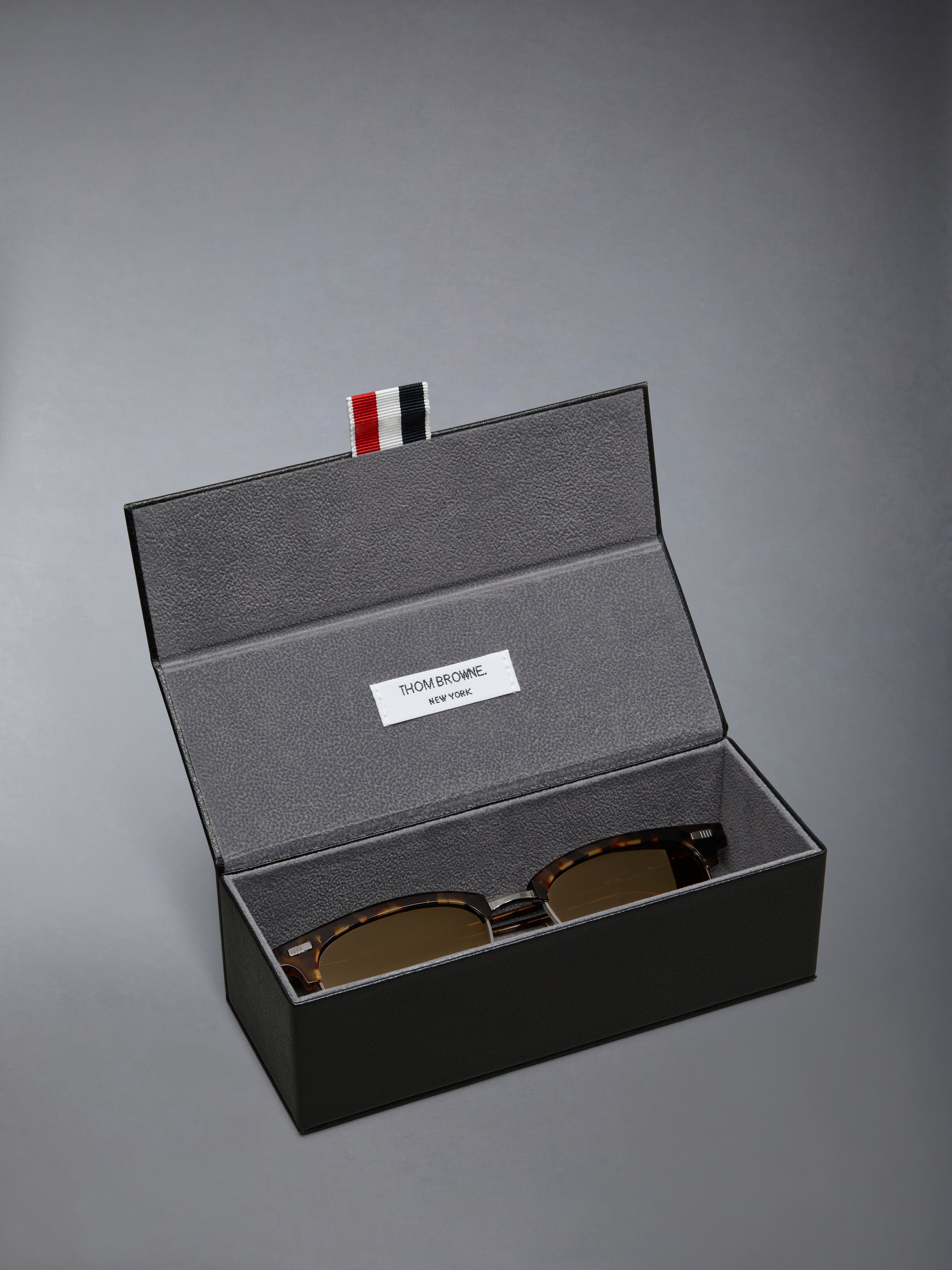 Acetate And Titanium Rectangular Sunglasses | Thom Browne