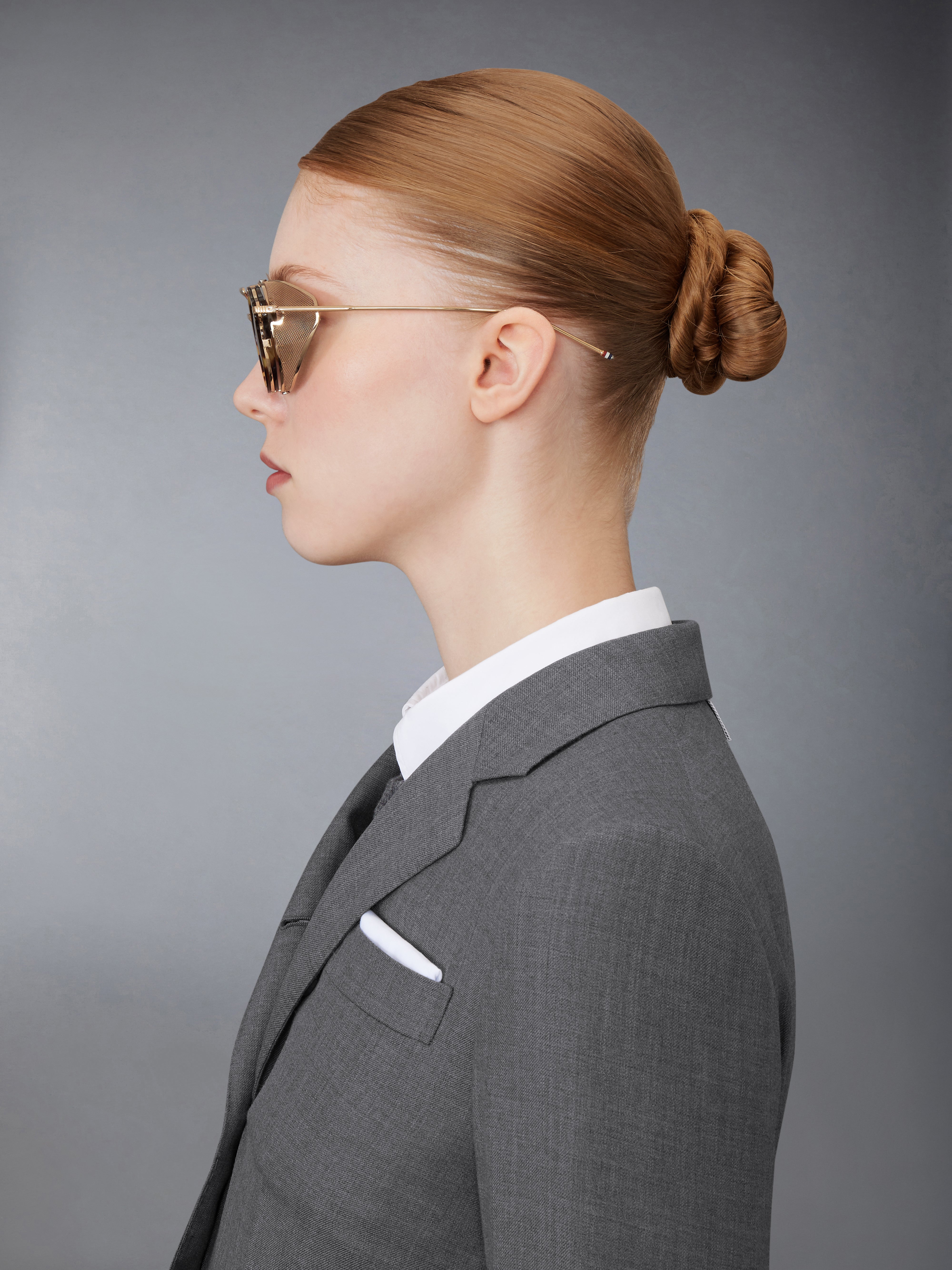 【送料&関税込】Thom Browne Ues804a/g0003 Sunglasses - Unise Acetate And Titanium Round Sunglasses | Thom Browne