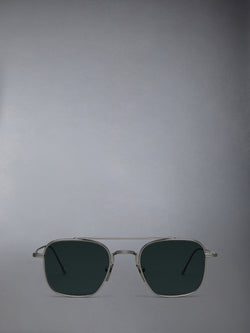 TITANIUM SQUARED AVIATOR SUNGLASSES
