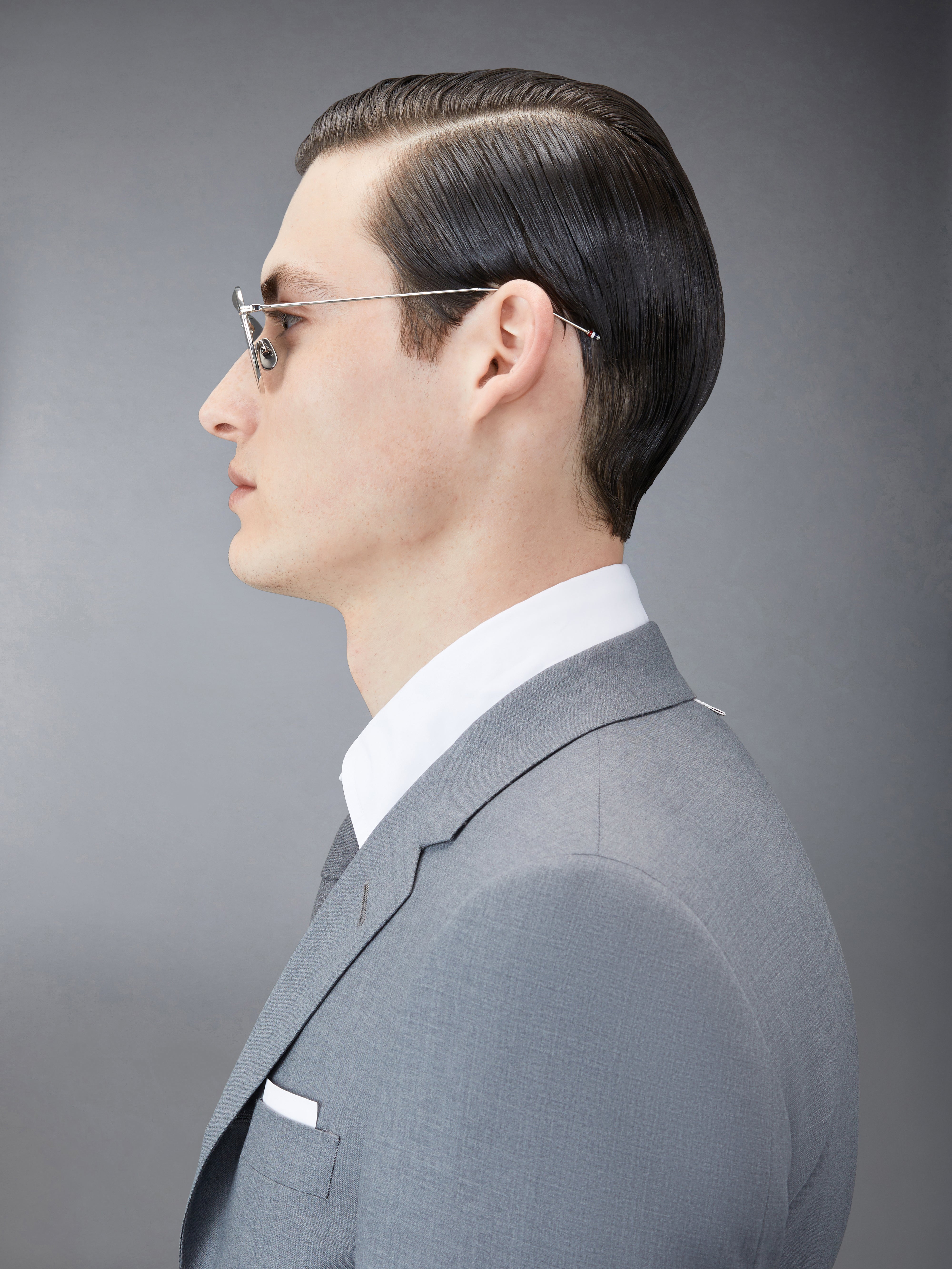 Titanium Squared Aviator Sunglasses | Thom Browne