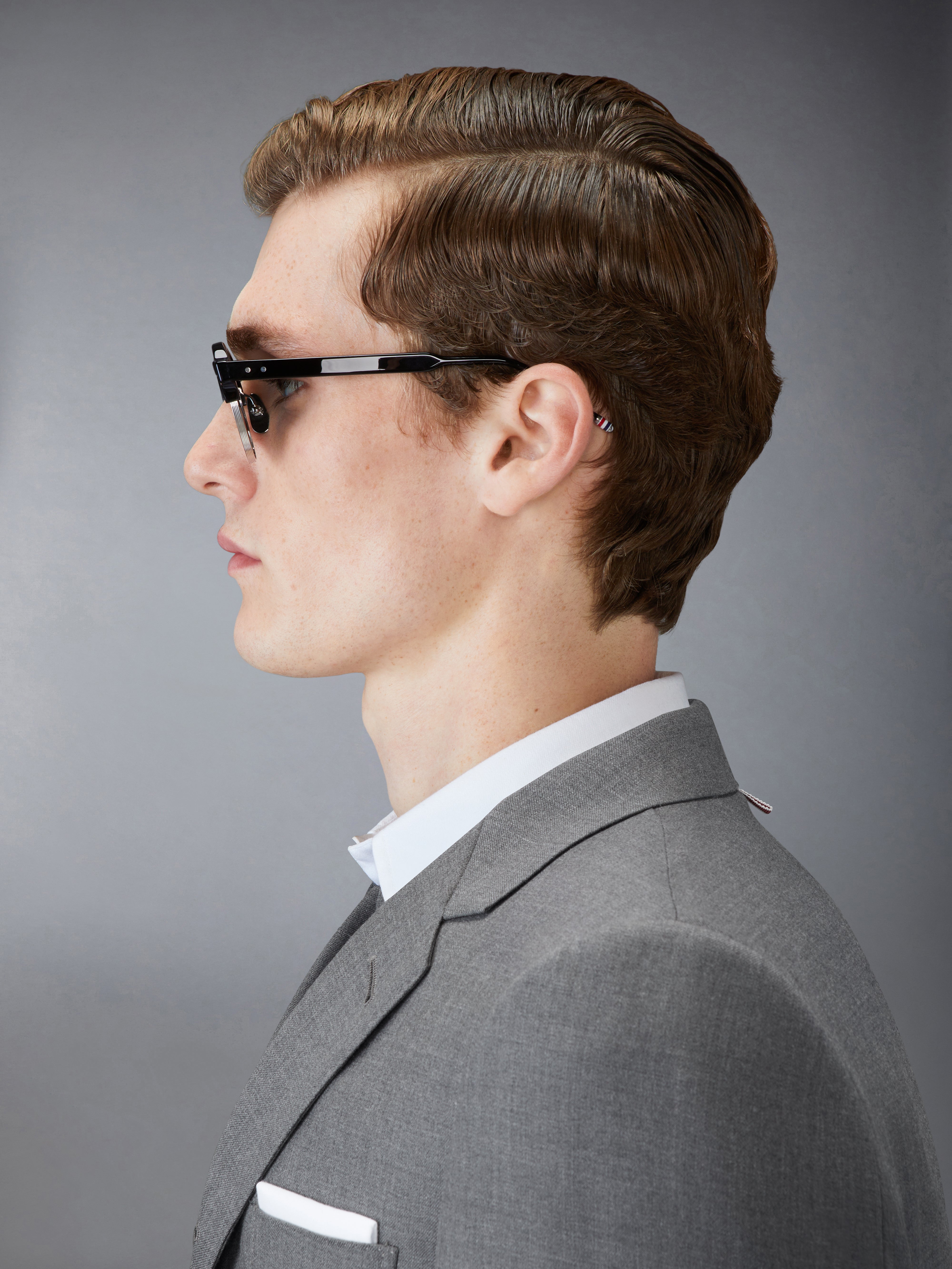 Acetate And Titanium Oval Sunglasses | Thom Browne