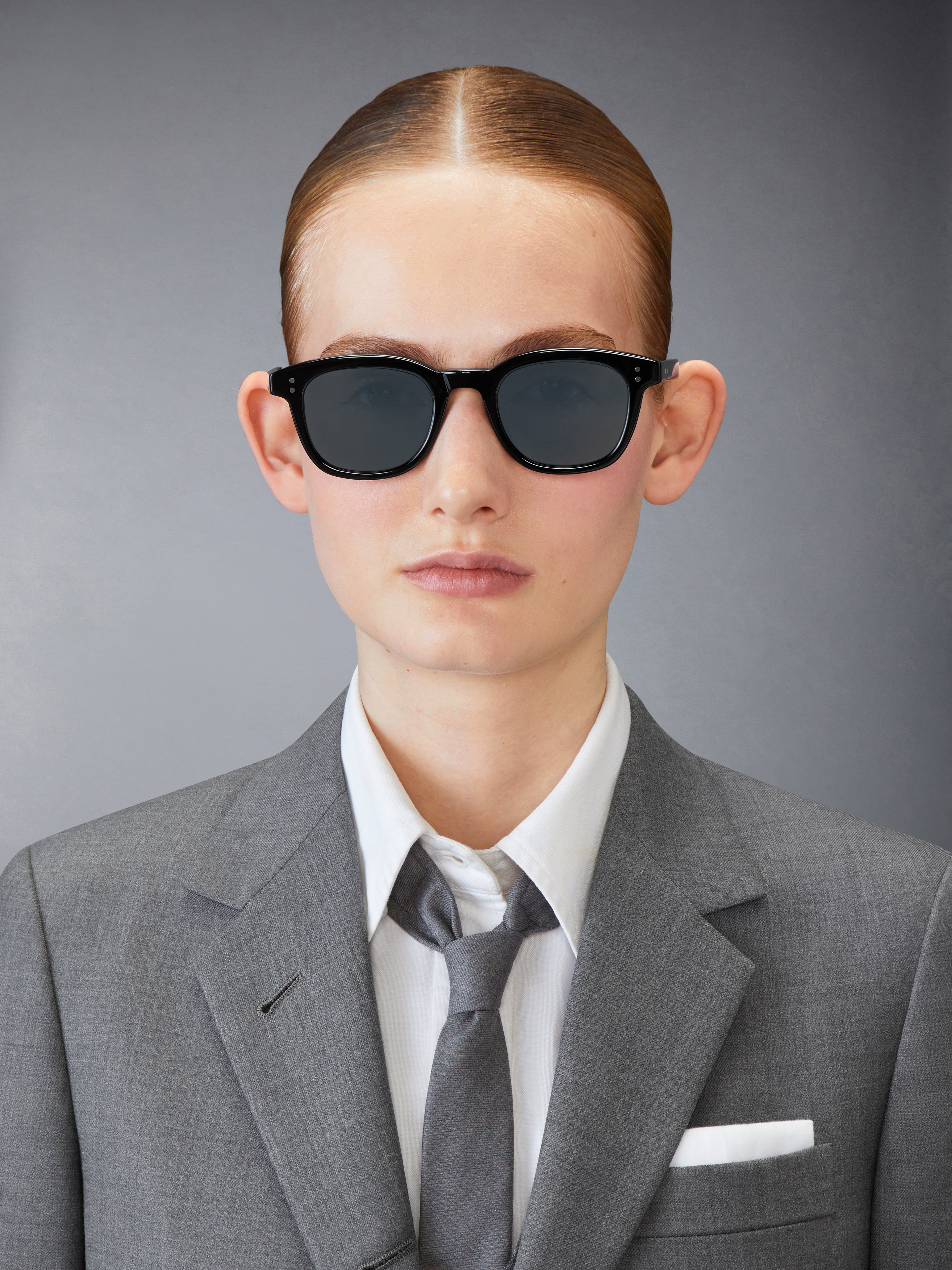 アセテート長方形サングラス | Thom Browne