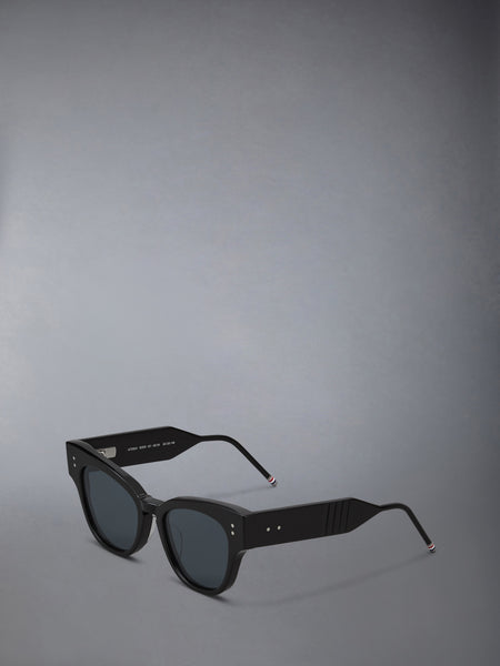 ACETATE CATEYE SUNGLASSES BLACK