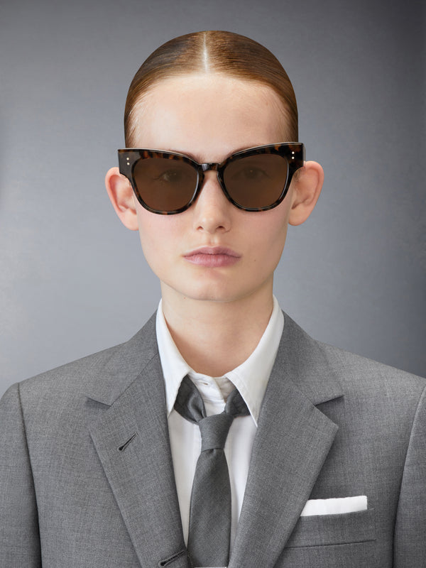 TOKYO TORTOISE ACETATE CATEYE SUNGLASSES - image 3