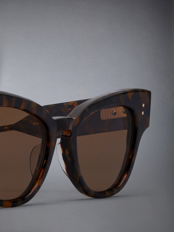 TOKYO TORTOISE ACETATE CATEYE SUNGLASSES - image 7