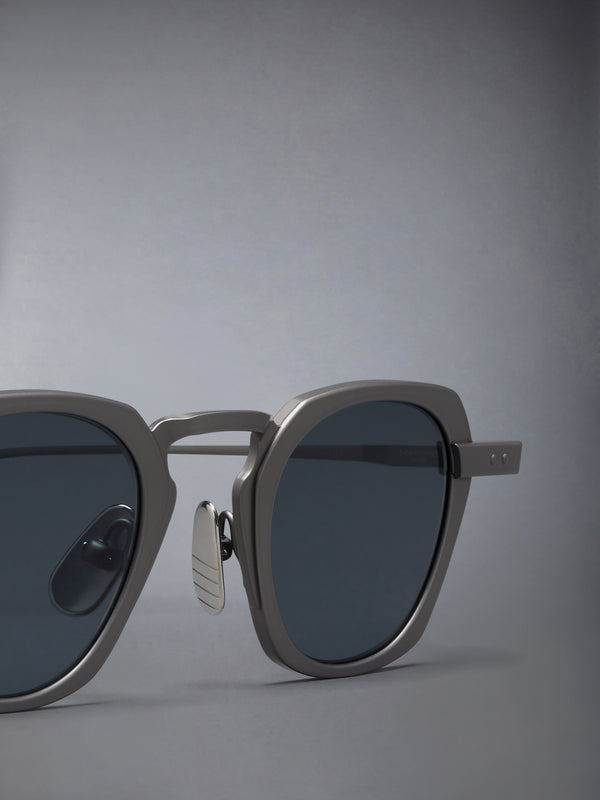 TITANIUM SQUARE SUNGLASSES - image 3