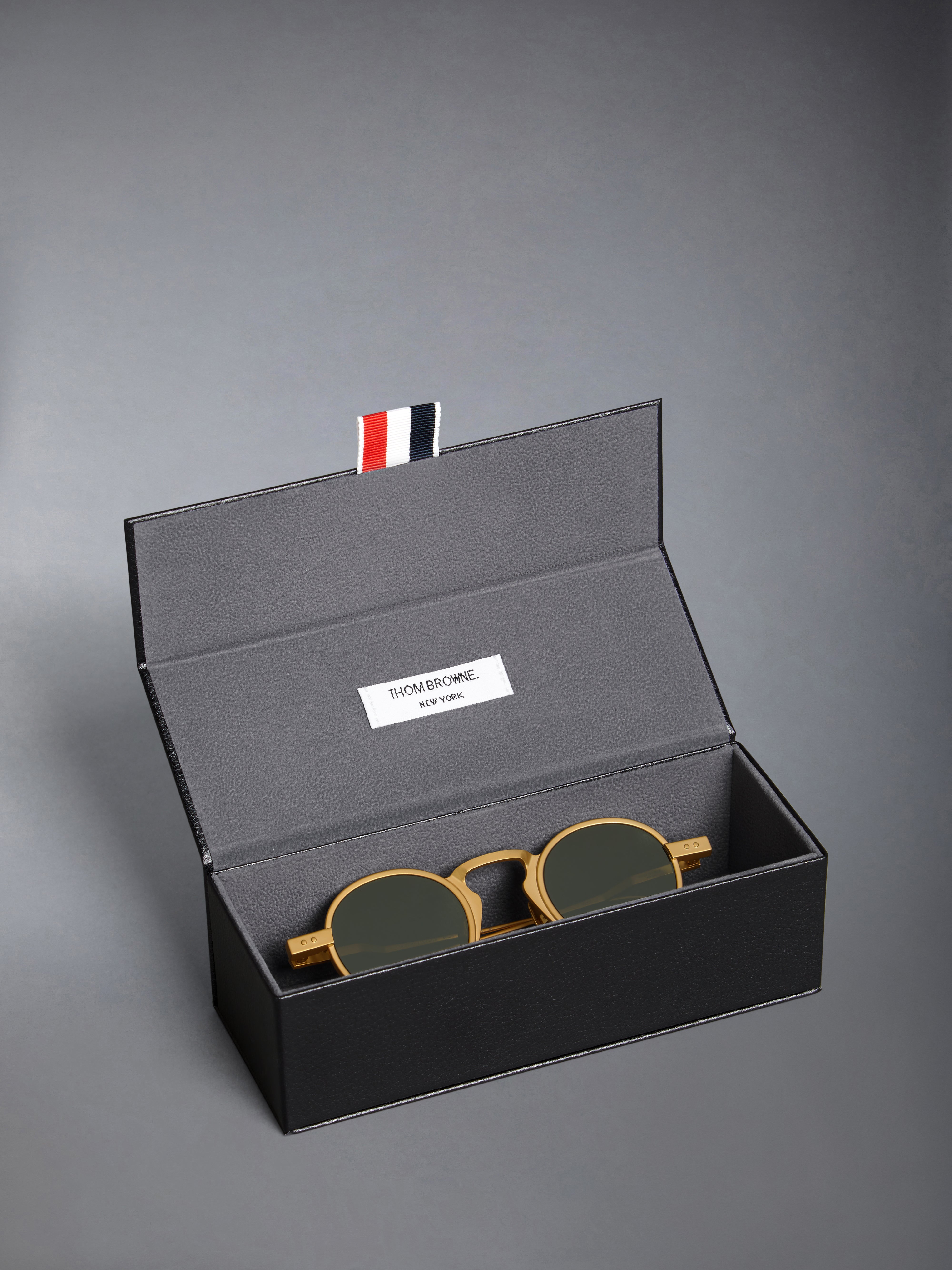 Titanium Round Sunglasses | Thom Browne