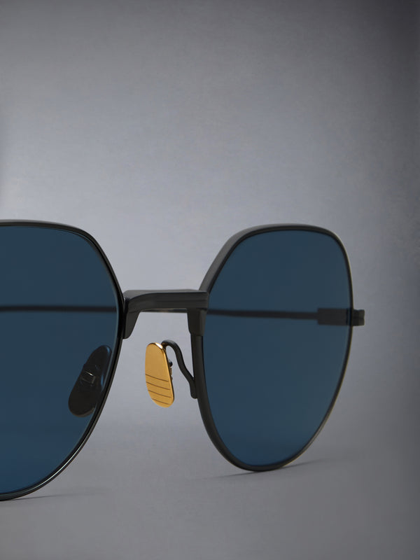 TITANIUM ROUND SUNGLASSES - image 3