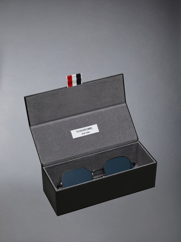 TITANIUM ROUND SUNGLASSES - image 4