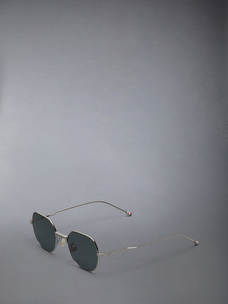 TITANIUM ROUND SUNGLASSES