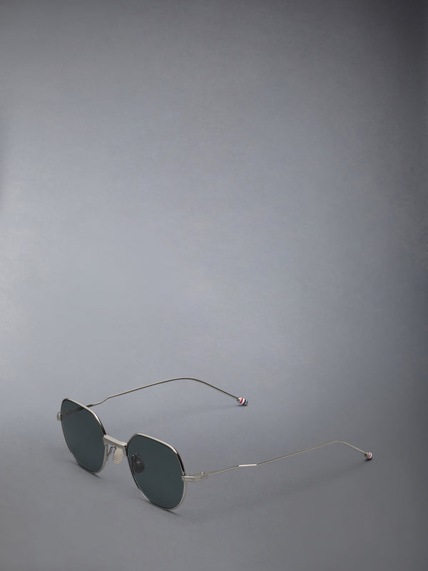 TITANIUM ROUND SUNGLASSES - image 2