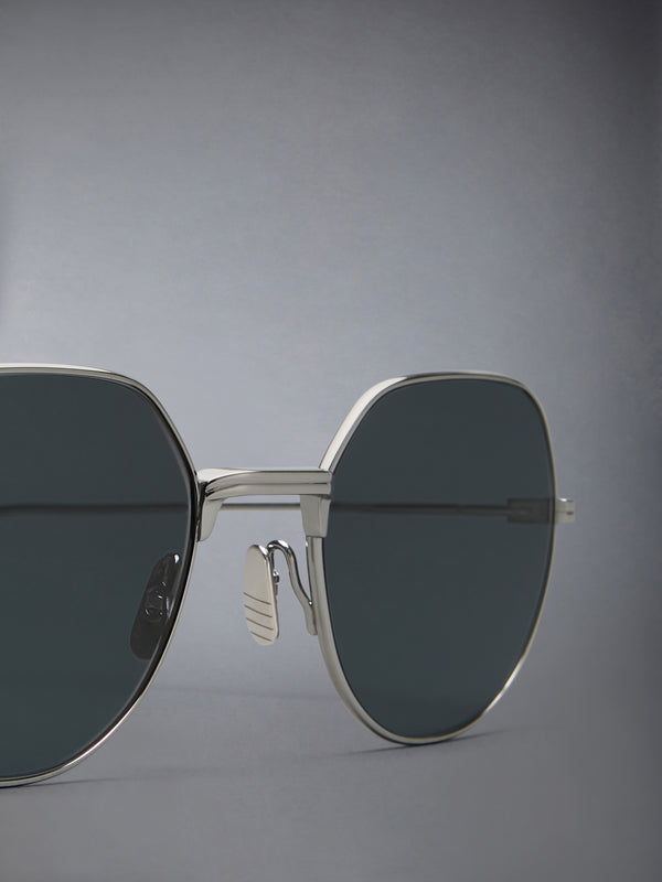 TITANIUM ROUND SUNGLASSES - image 3